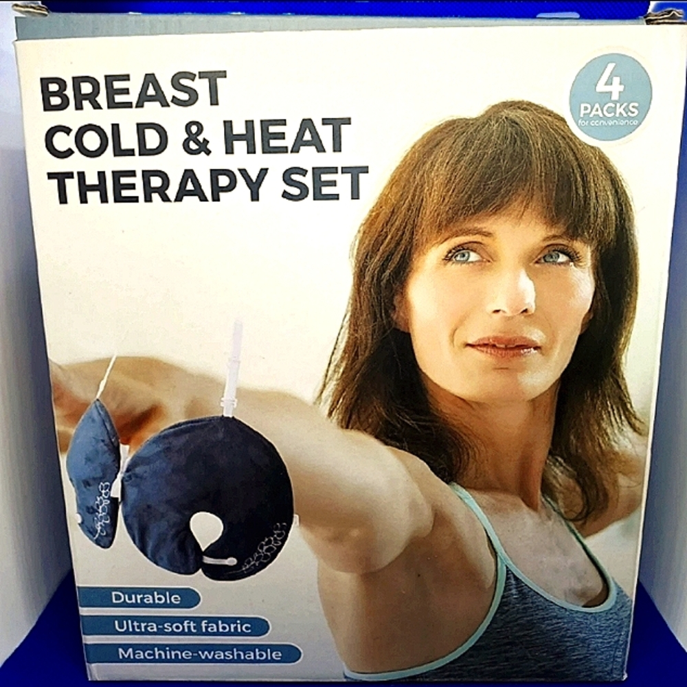 TrueSooth Post Breast Surgery Recovery Hot Cold Breast Therapy Packs